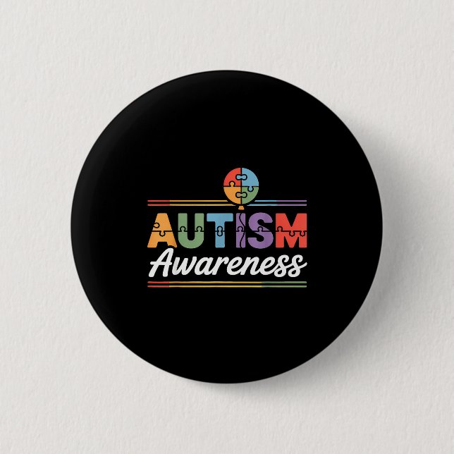 Autismmedvetenhet  knapp (Framsida)