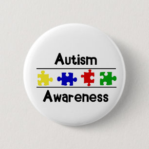 Autismmedvetenhet Knapp