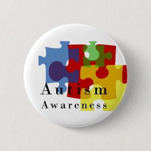 Autismmedvetenhet Knapp