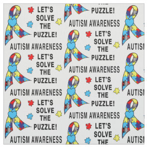 Autismmedvetenhet: Låt oss lösa pussel! Tyg