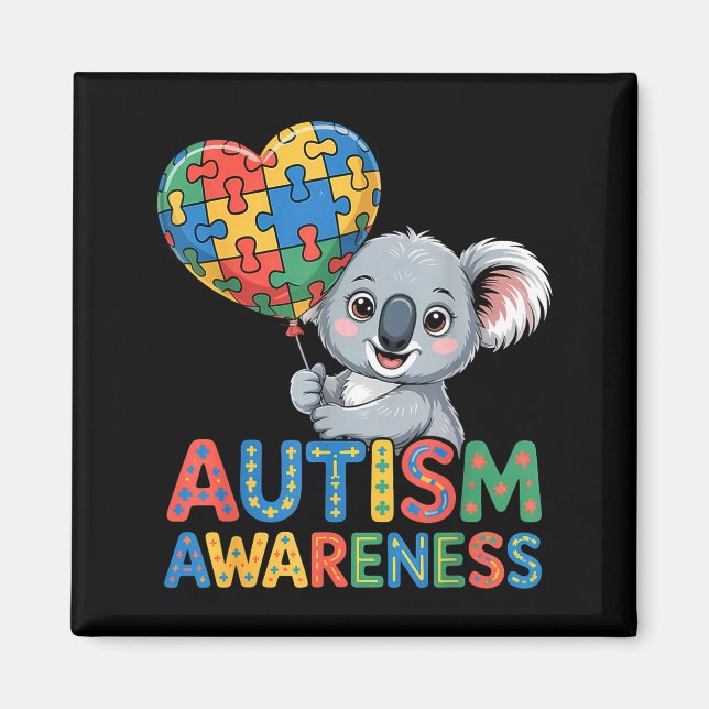 Autismmedvetenhet  magnet (Framsidan)