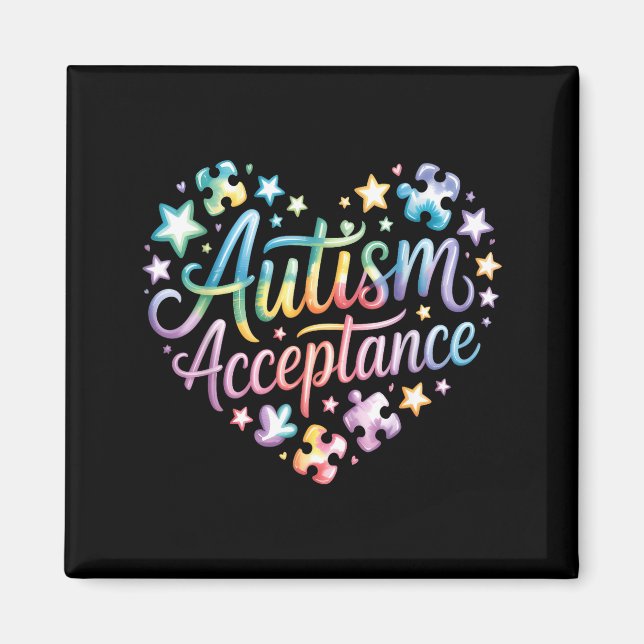 Autismmedvetenhet  magnet (Framsidan)