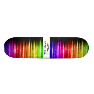 Autismmedvetenhet Mini Skateboard Bräda 18,5 Cm
