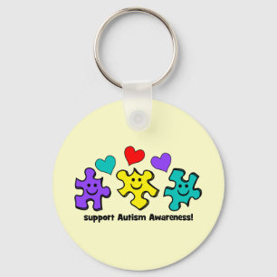 Autismmedvetenhet Nyckelring