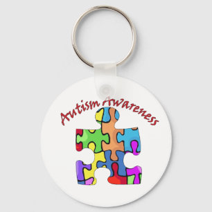 Autismmedvetenhet Nyckelring