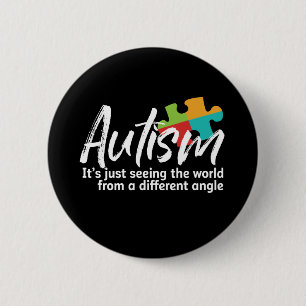 Autismmedvetenhet och service för Autistic barn Knapp