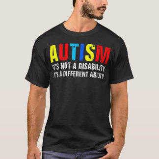 Autismmedvetenhet Olika Förmåga Neurodiversitet T Shirt