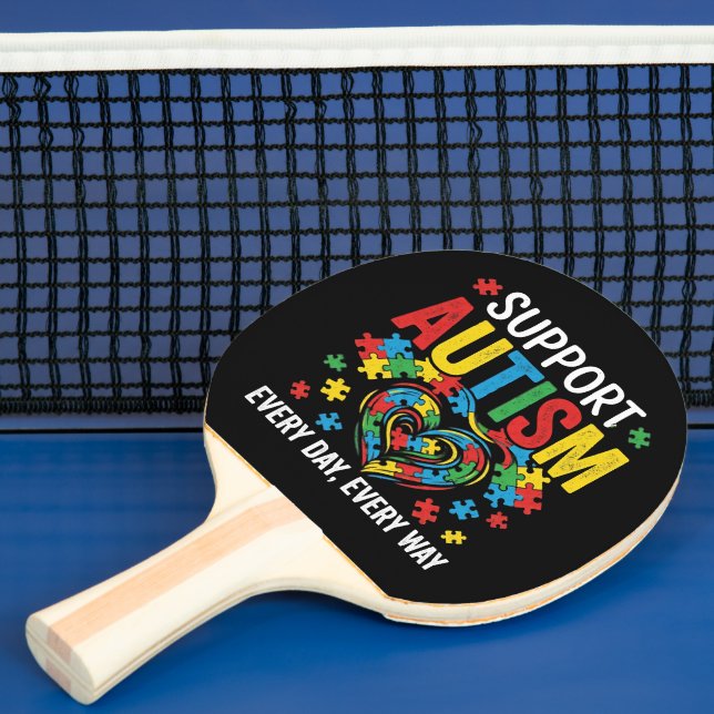 Autismmedvetenhet Pingisracket (Insitu)