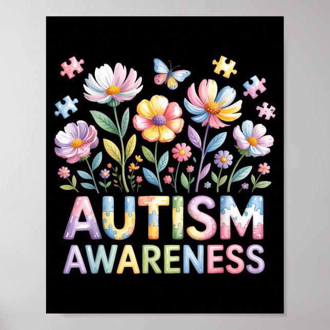 Autismmedvetenhet  poster (Framsidan)