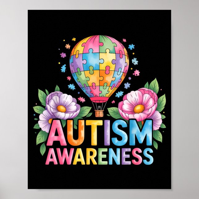 Autismmedvetenhet  poster (Framsidan)