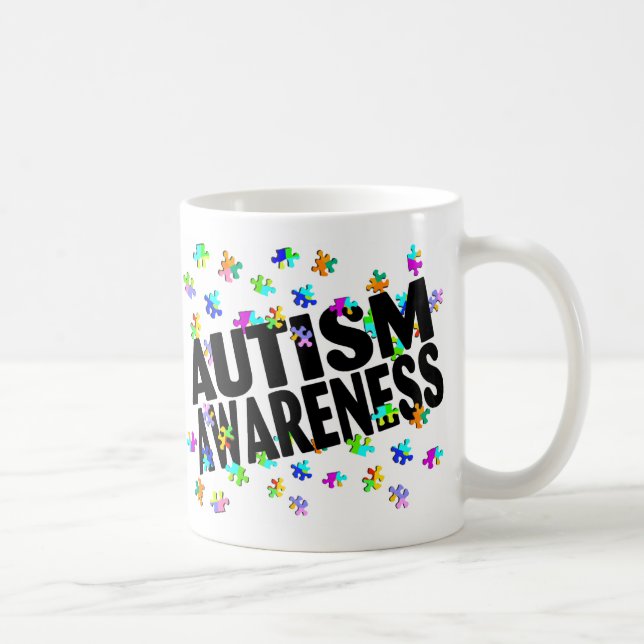 Autismmedvetenhet (PP) Kaffemugg (Höger)