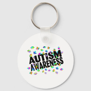 Autismmedvetenhet (PP) Nyckelring