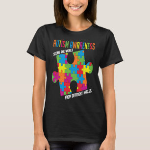Autismmedvetenhet Ser Världen Från Olika A T Shirt