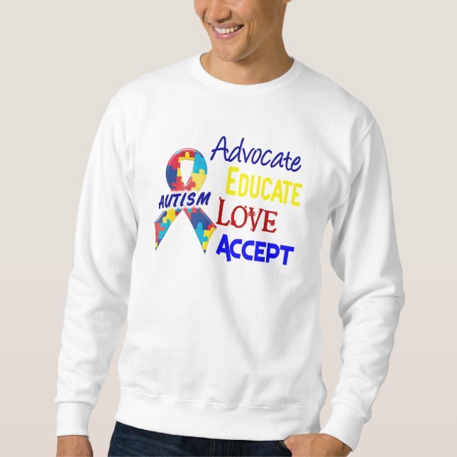 Autismmedvetenhet Sweatshirt (Framsida)