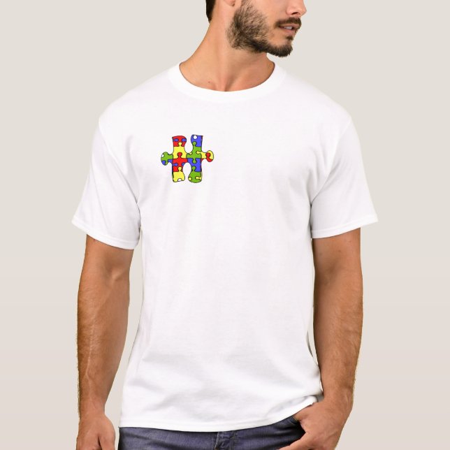 Autismmedvetenhet T Shirt (Framsida)