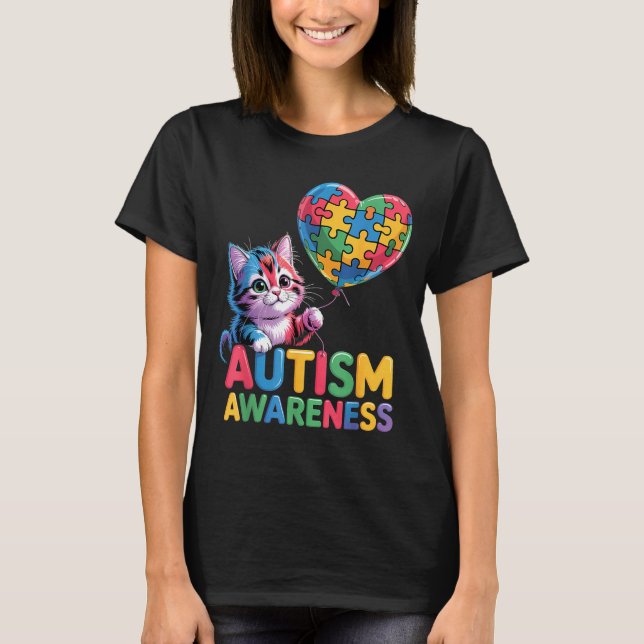 Autismmedvetenhet  t shirt (Framsida)