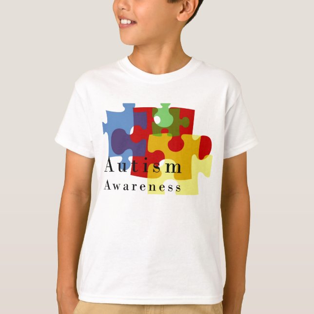 Autismmedvetenhet T-shirt (Framsida)