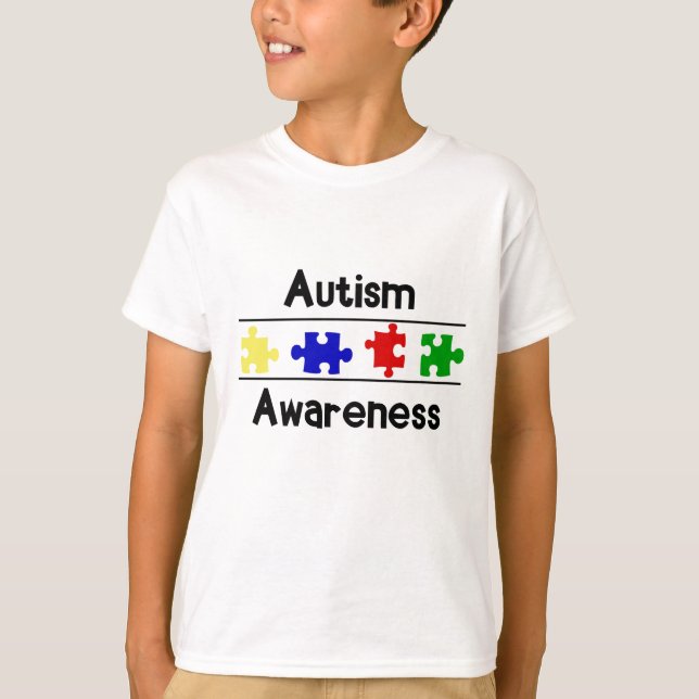 Autismmedvetenhet T-shirt (Framsida)