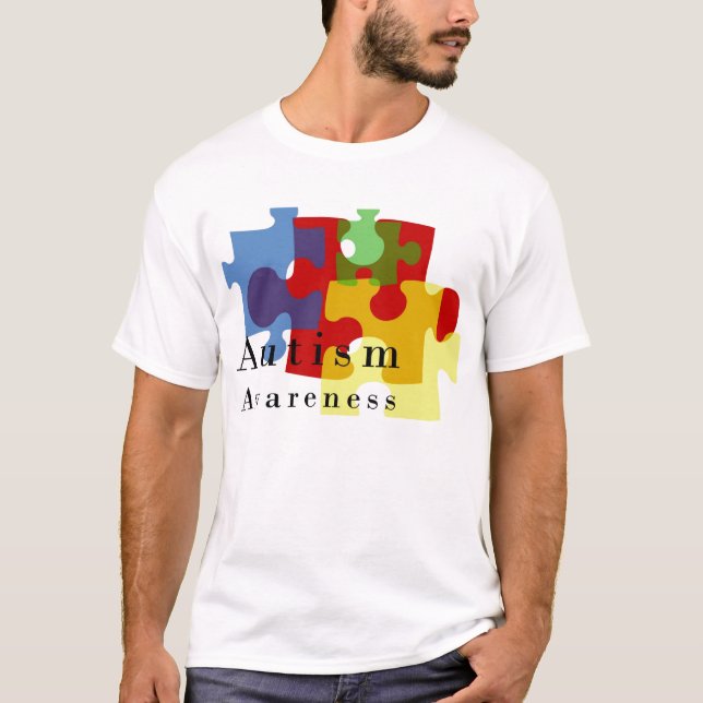 Autismmedvetenhet Tee (Framsida)