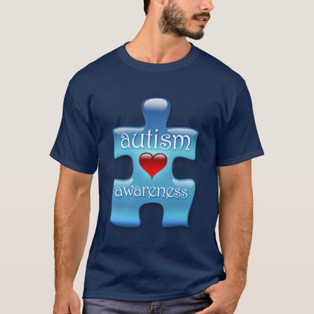 Autismmedvetenhet Tee (Framsida)