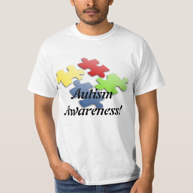 Autismmedvetenhet! Tee Shirt (Framsida)