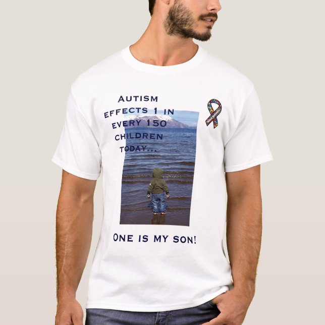 Autismmedvetenhet Tee Shirt (Framsida)