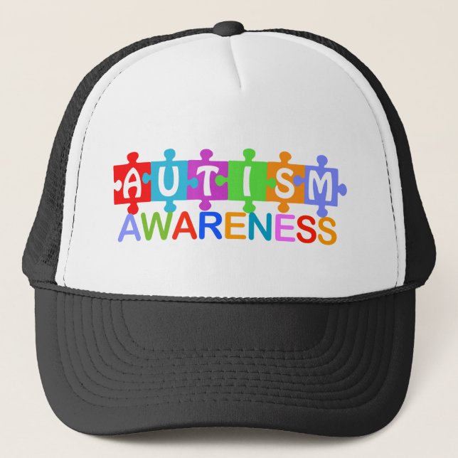 Autismmedvetenhet Truckerkeps (Framsida)