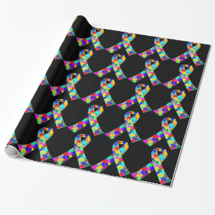Autismmedvetenhetband Presentpapper