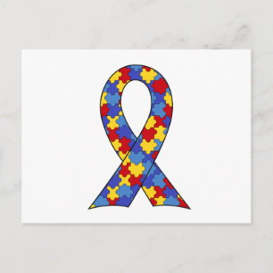 Autismmedvetenhetband Vykort