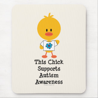 Autismmedvetenhetchick Mousepad Musmatta