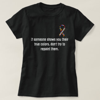 Autismmedvetenheten - True färger T-shirt