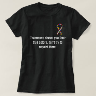 Autismmedvetenheten - True färger Tee