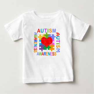Autismmedvetenhethjärta T-shirt