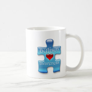 Autismmedvetenhetmugg (B) Kaffemugg