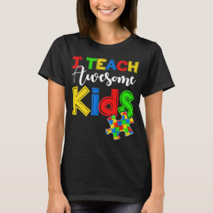 Autismmedvetenhetslärare speciallärare t shirt