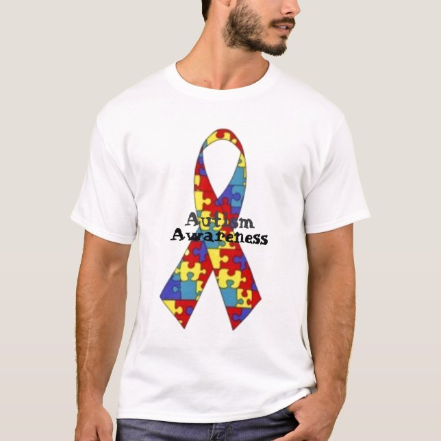 AutismmedvetenhetT-tröja T-shirt (Framsida)