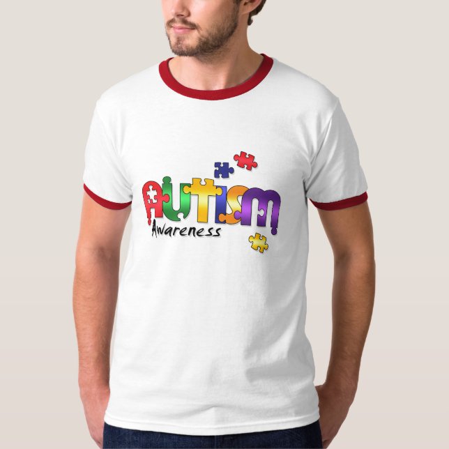 AutismmedvetenhetT-tröja T Shirt (Framsida)