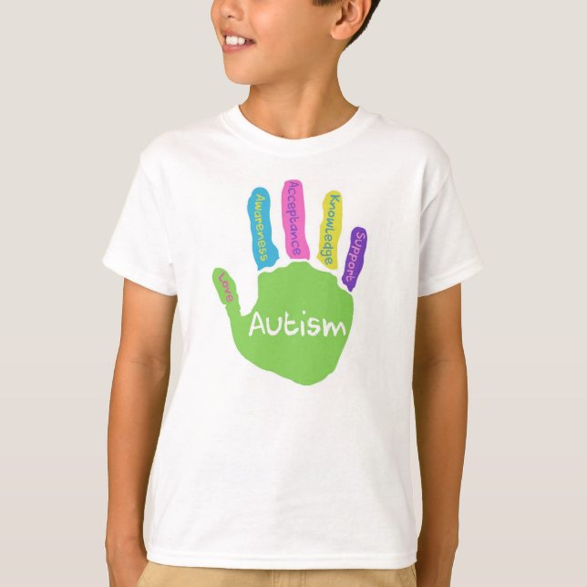 Autismmedvetenhetunge utslagsplats! tee shirt (Framsida)