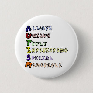 Autismpride Knapp
