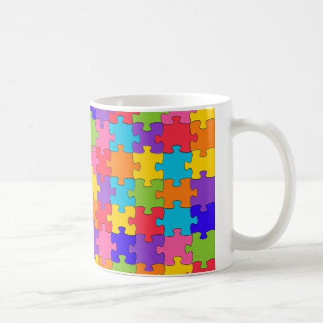 autismpussel kaffemugg (Höger)