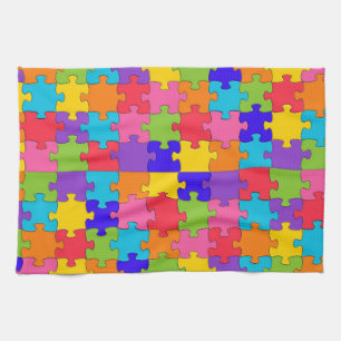 autismpussel kökshandduk