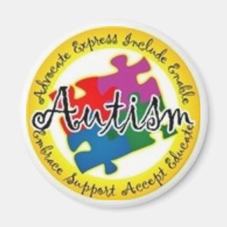 autismpussel magnet