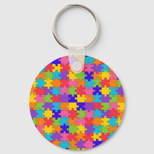 autismpussel nyckelring