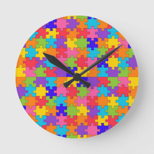 autismpussel rund klocka