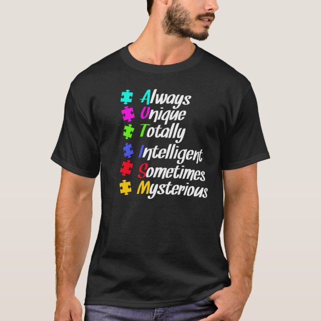 Autismpussel Tee (Framsida)