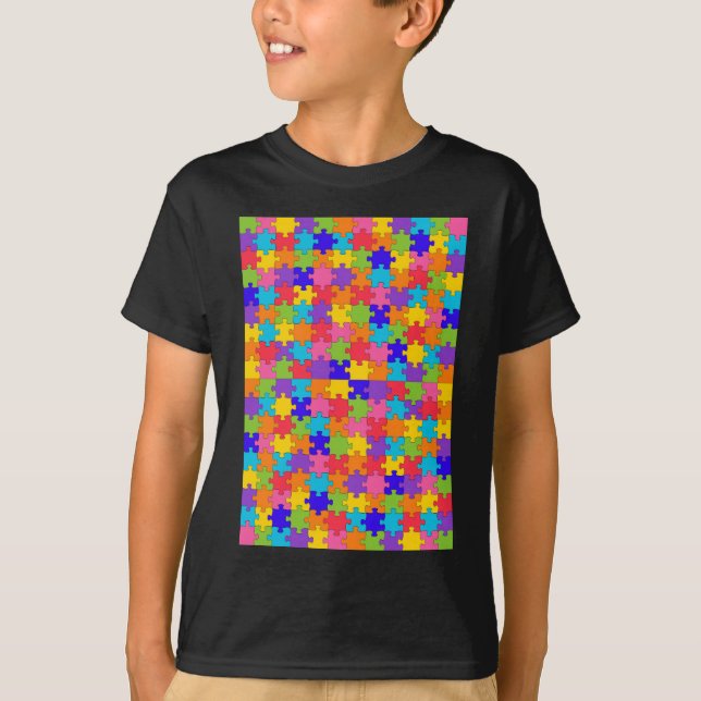 autismpussel tee (Framsida)