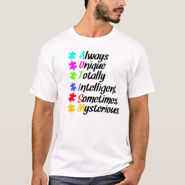 autismpuzzle. tee shirt (Framsida)