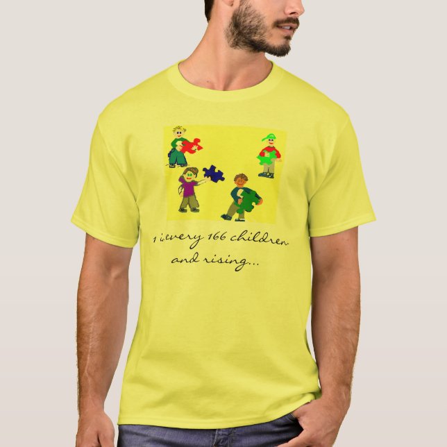 autismresning tee shirt (Framsida)