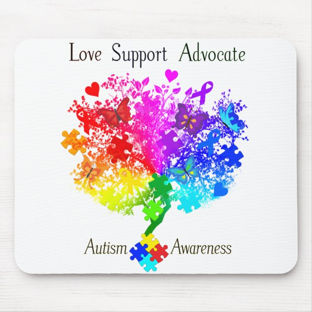 AutismSpectrumträd Musmatta (Framsidan)
