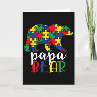 Autismstödlärare män barn Autismmedvetenhet  Kort